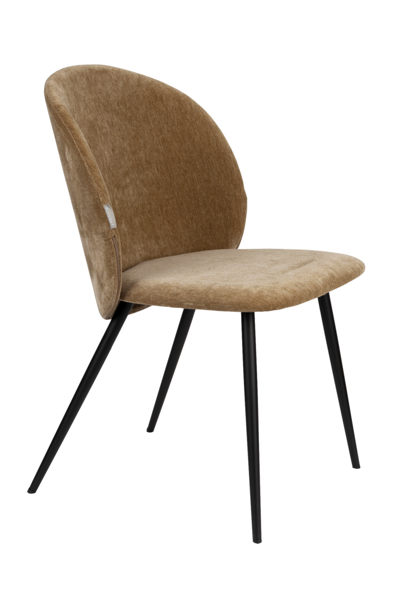 Velvet Curved Dining Chairs (2) | Zuiver Cozy | Oroatrade.com