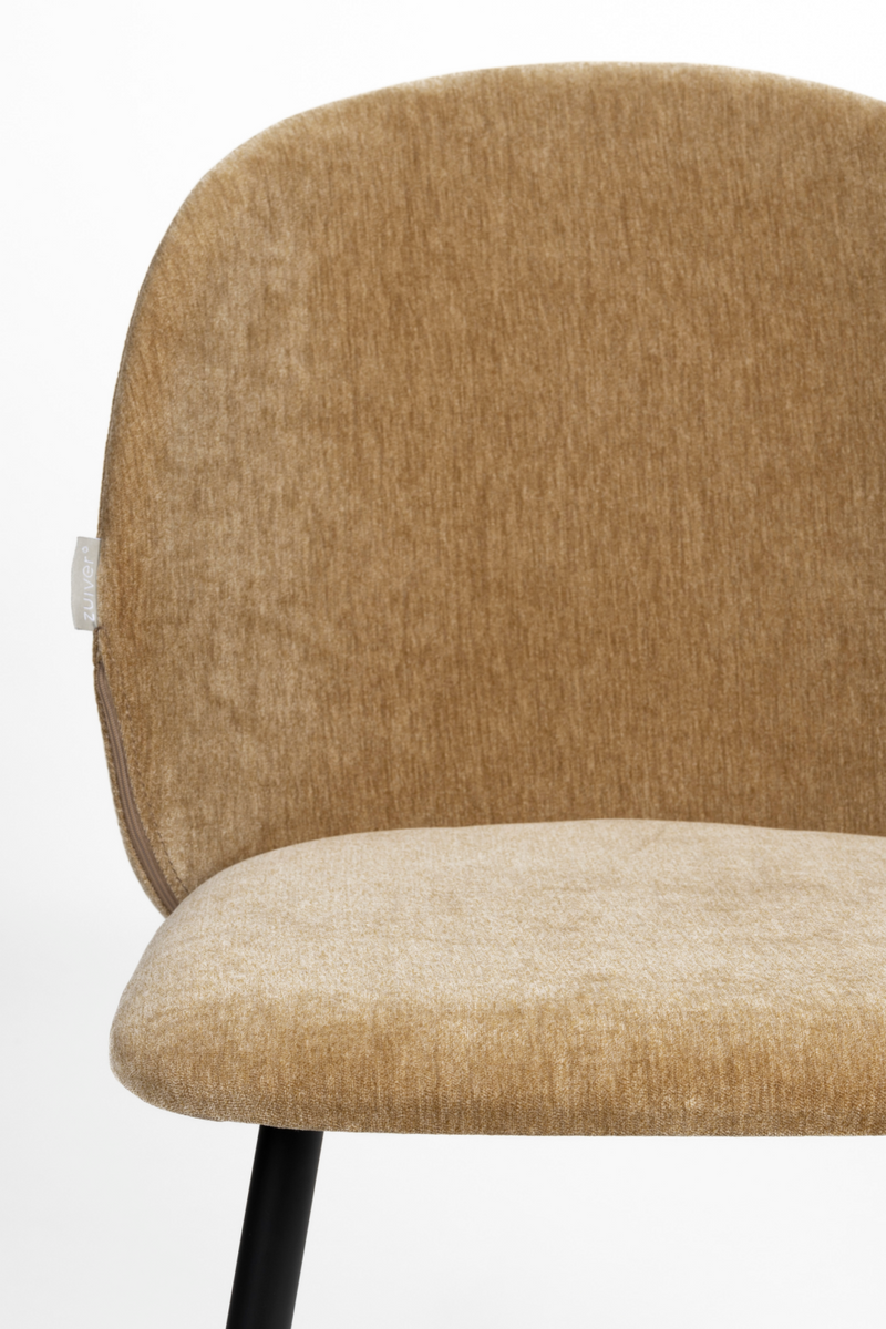 Velvet Curved Dining Chairs (2) | Zuiver Cozy | Oroatrade.com