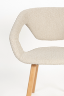 Bouclé Dining Armchairs (2) | Zuiver Flexback | Oroatrade.com