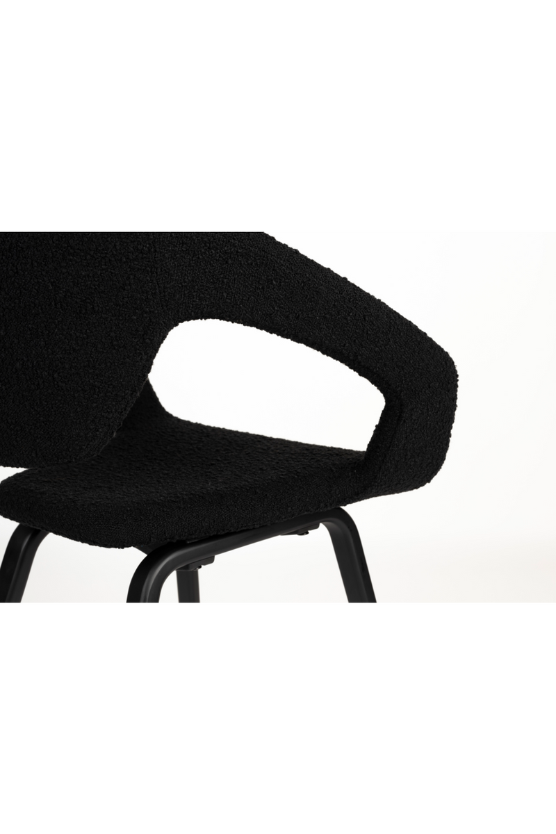 Bouclé Dining Armchairs (2) | Zuiver Flexback | Oroatrade.com