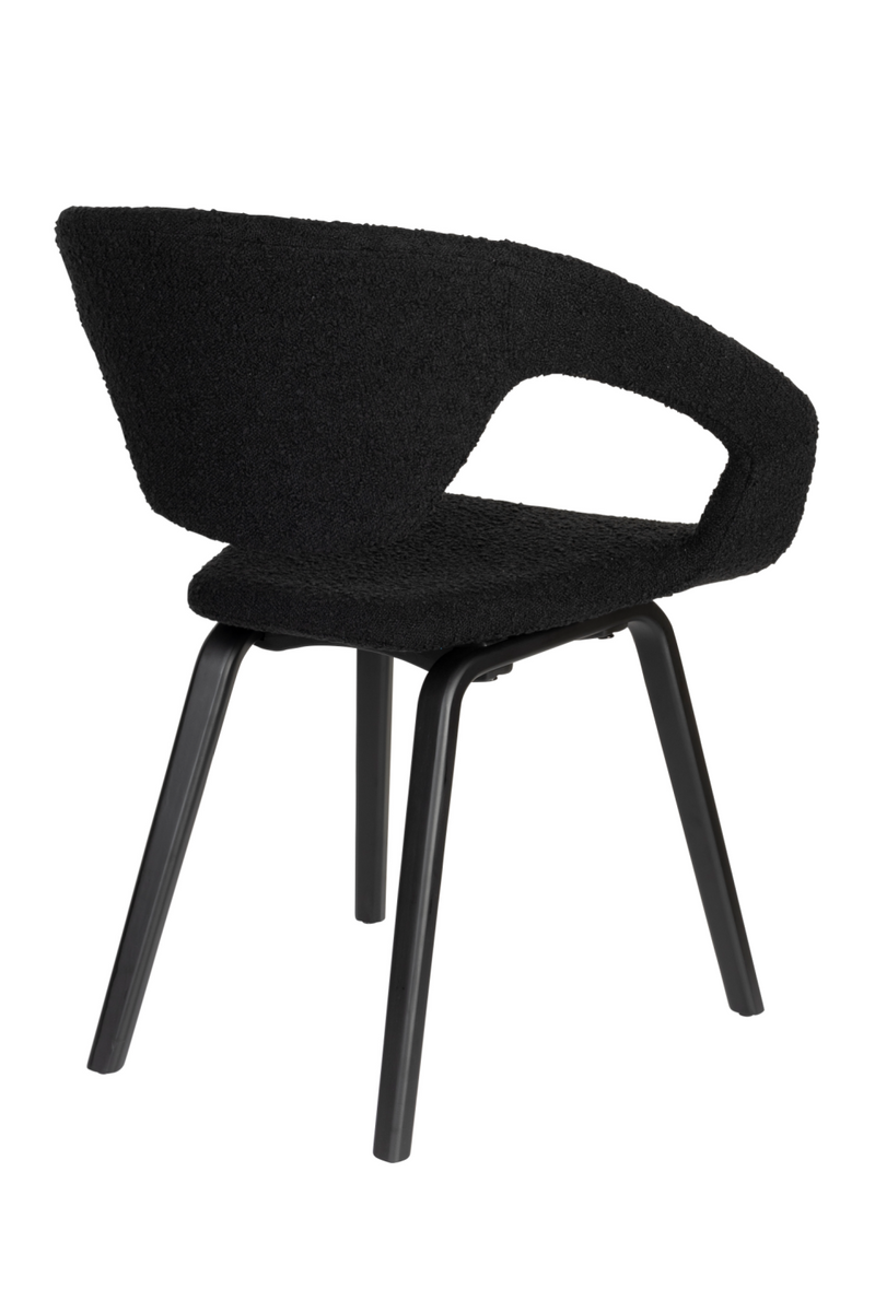 Bouclé Dining Armchairs (2) | Zuiver Flexback | Oroatrade.com