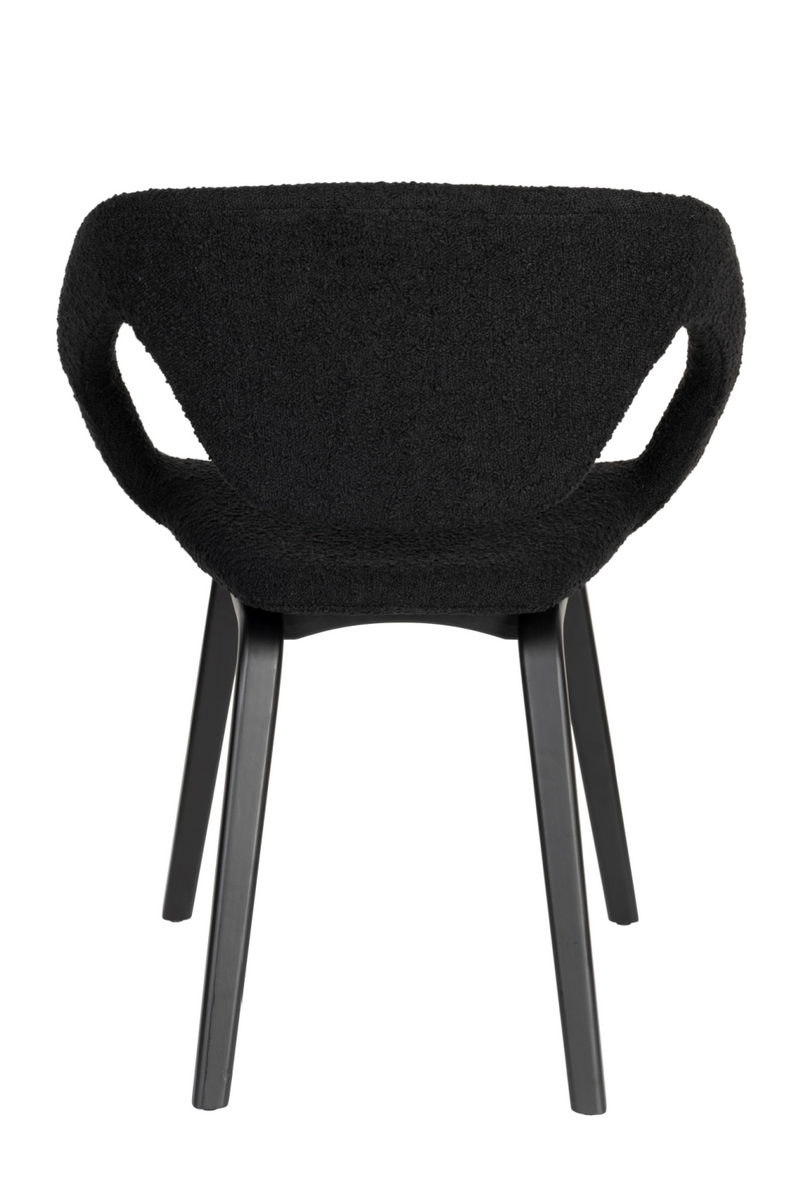 Bouclé Dining Armchairs (2) | Zuiver Flexback | Oroatrade.com