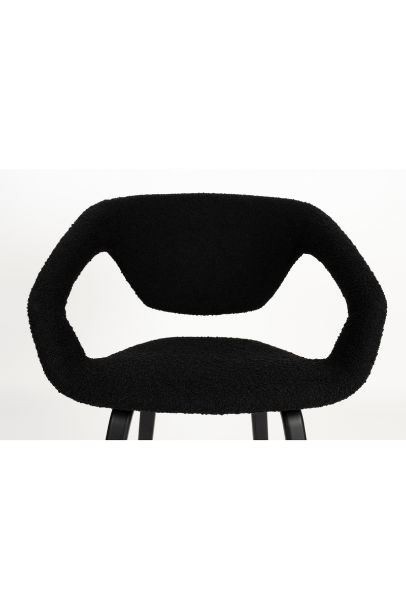 Bouclé Dining Armchairs (2) | Zuiver Flexback | Oroatrade.com