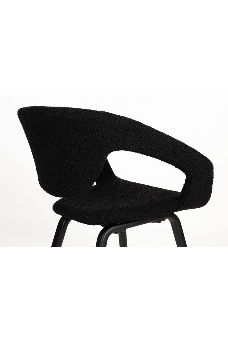 Bouclé Dining Armchairs (2) | Zuiver Flexback | Oroatrade.com