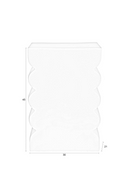 Scalloped Modern Stool | Zuiver Curves | Oroatrade.com