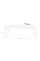 Oak Curved Bench | Zuiver Brave | Oroatrade.com