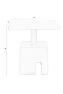 Iron Square Side Table | Zuiver Chubby | Oroatrade.com