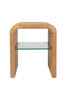 Oak Curved Side Table | Zuiver Brave | Oroatrade.com