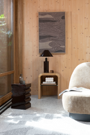 Oak Curved Side Table | Zuiver Brave | Oroatrade.com