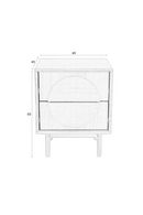 Oak Bedside Table | Zuiver Groove | Oroatrade.com