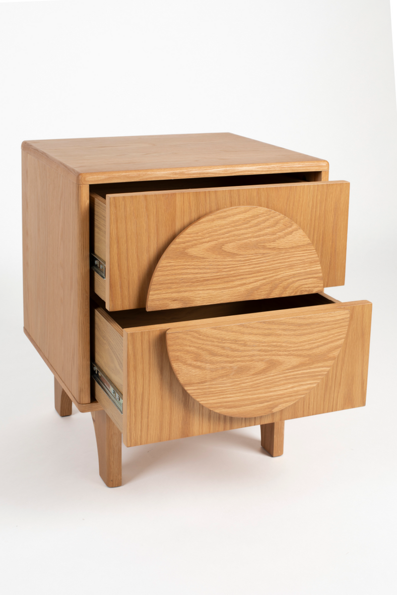 Oak Bedside Table | Zuiver Groove | Oroatrade.com