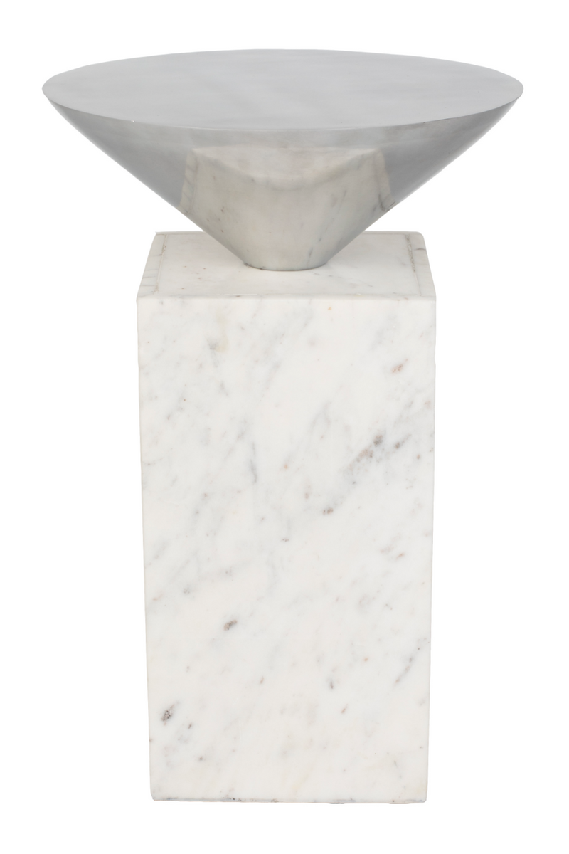 Marble Geometrical Side Table | Zuiver Pride | Oroatrade.com