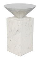 Marble Geometrical Side Table | Zuiver Pride | Oroatrade.com