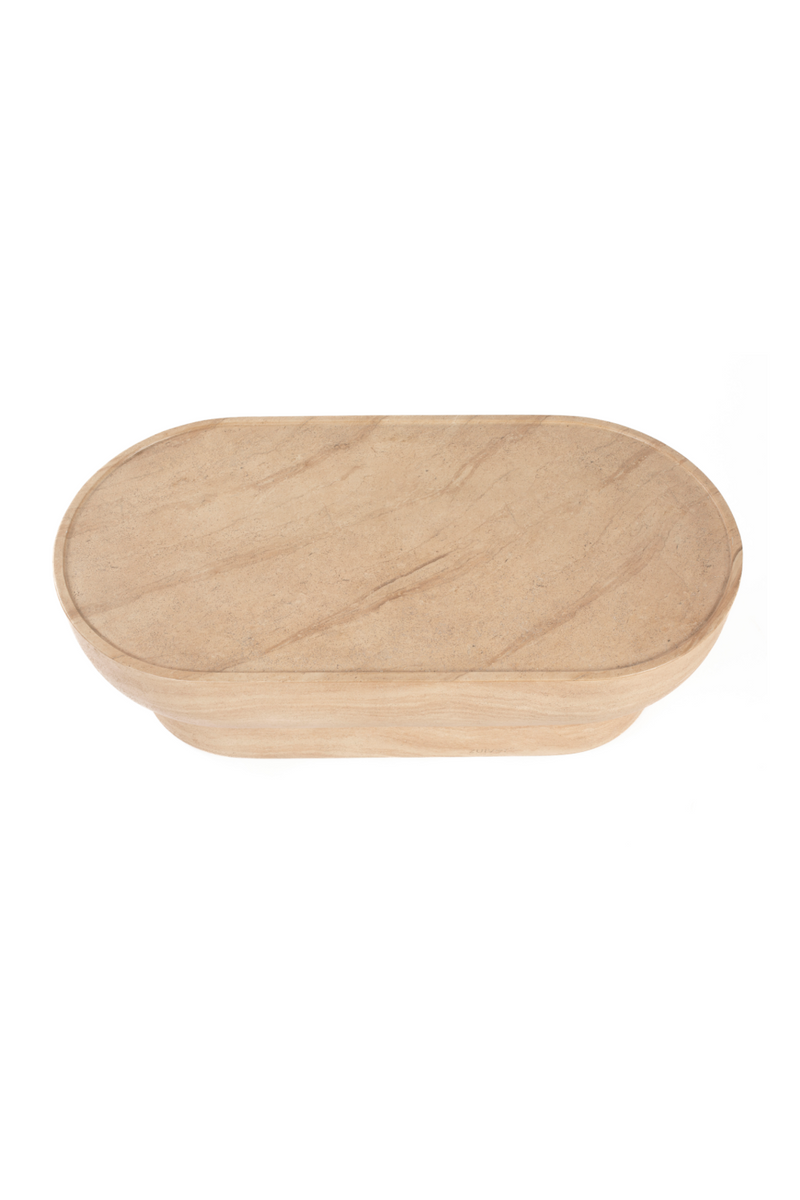 Minimalist Travertine Coffee Table | Zuiver Noble | Oroatrade.com