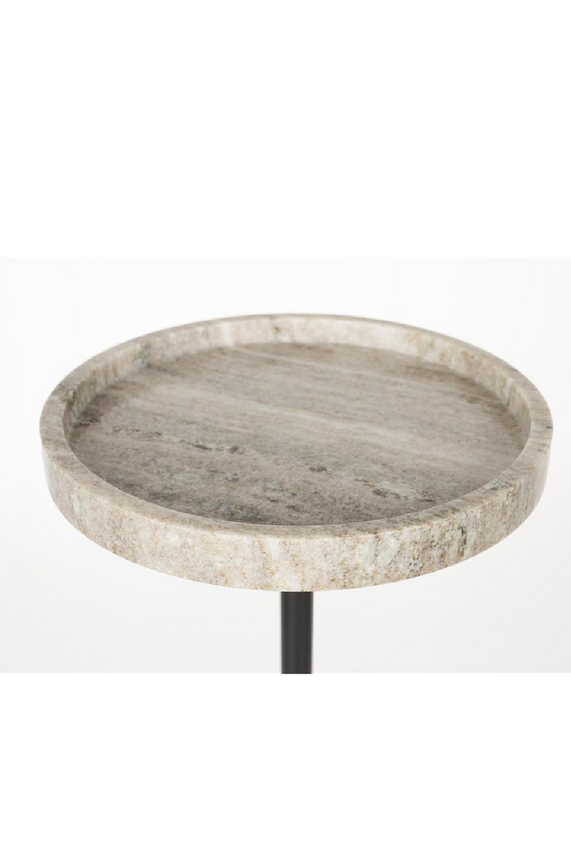 Brown Marble Side Table | Zuiver Cocktail | Oroatrade.com