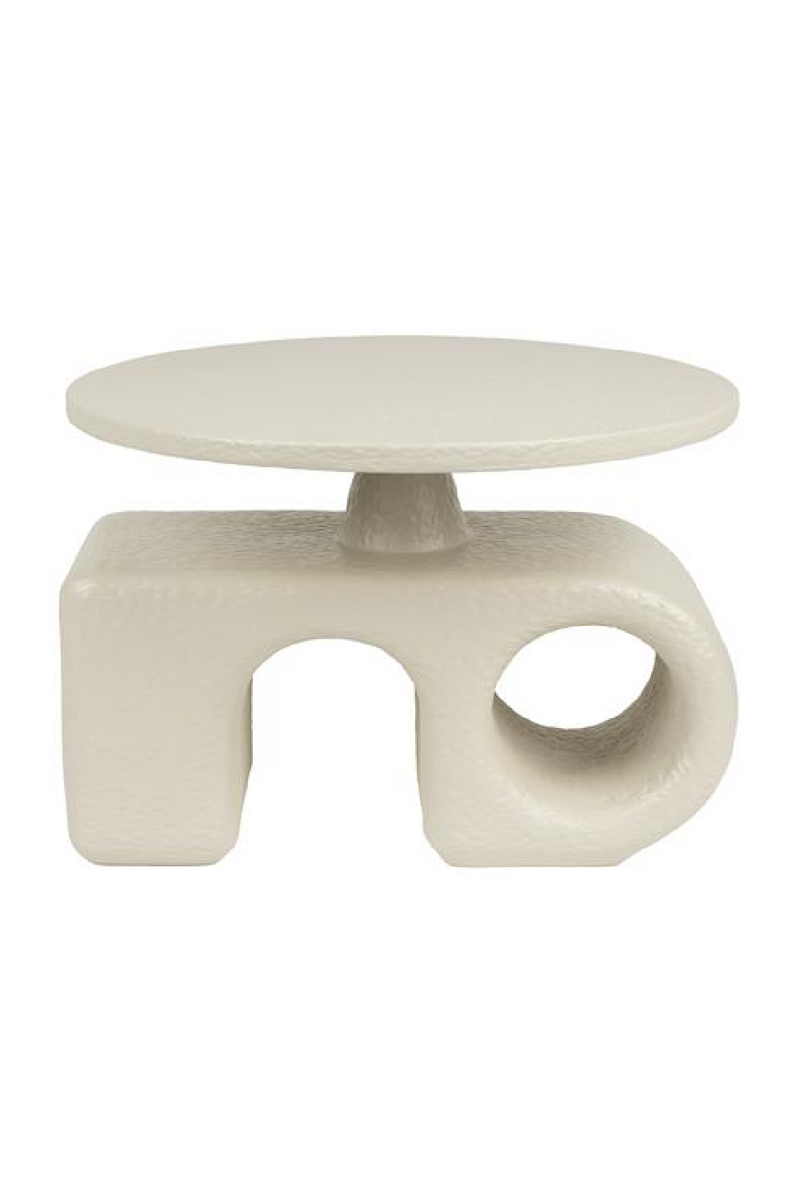 Beige Sculptural Side Table | Zuiver Hermit | Oroatrade.com