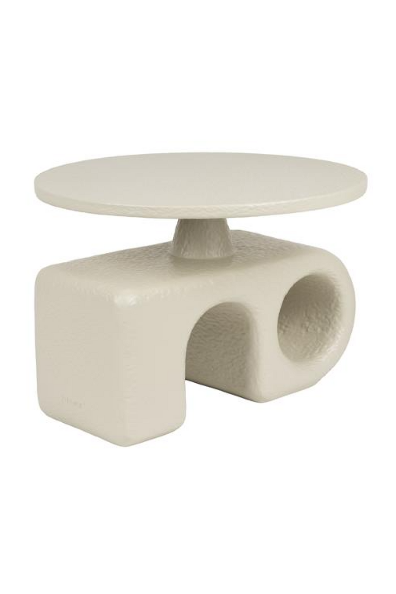 Beige Sculptural Side Table | Zuiver Hermit | Oroatrade.com