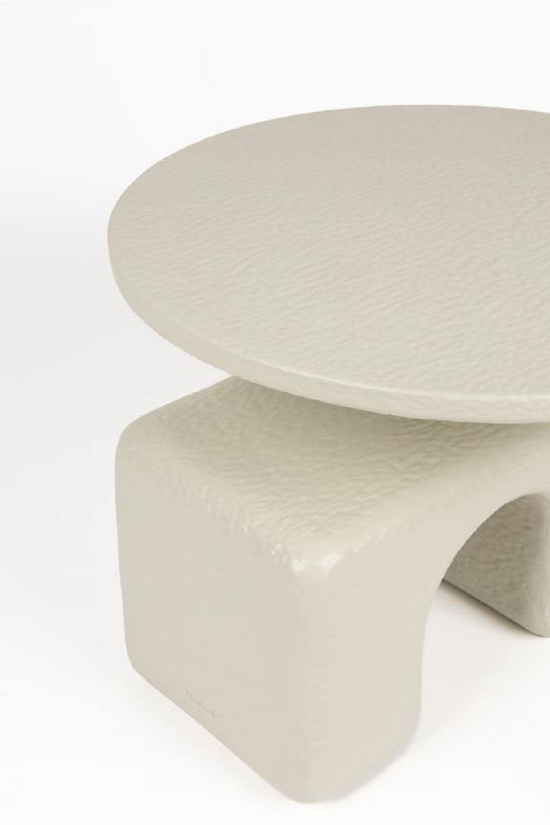 Beige Sculptural Side Table | Zuiver Hermit | Oroatrade.com