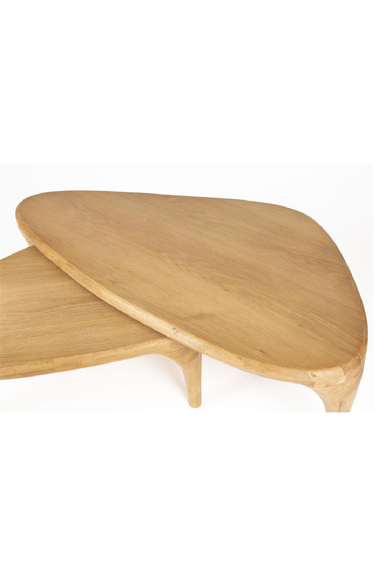 Solid Wood Nested Coffee Tables (2) | Zuiver Isla | Oroatrade.com