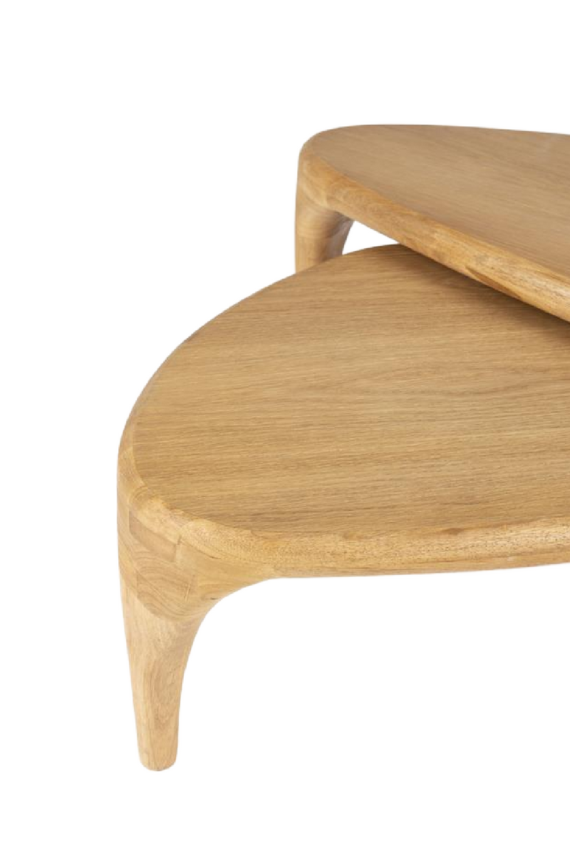 Solid Wood Nested Coffee Tables (2) | Zuiver Isla | Oroatrade.com