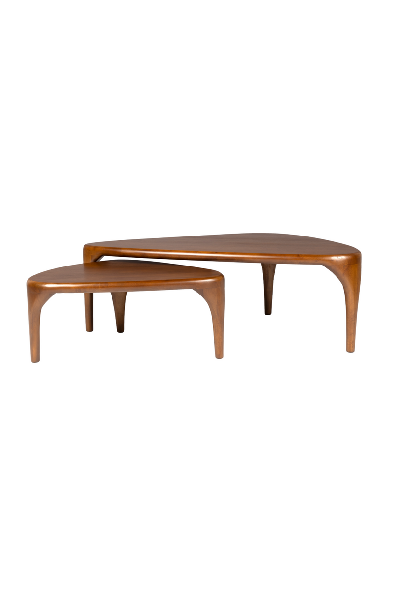 Solid Wood Nested Coffee Tables (2) | Zuiver Isla | Oroatrade.com