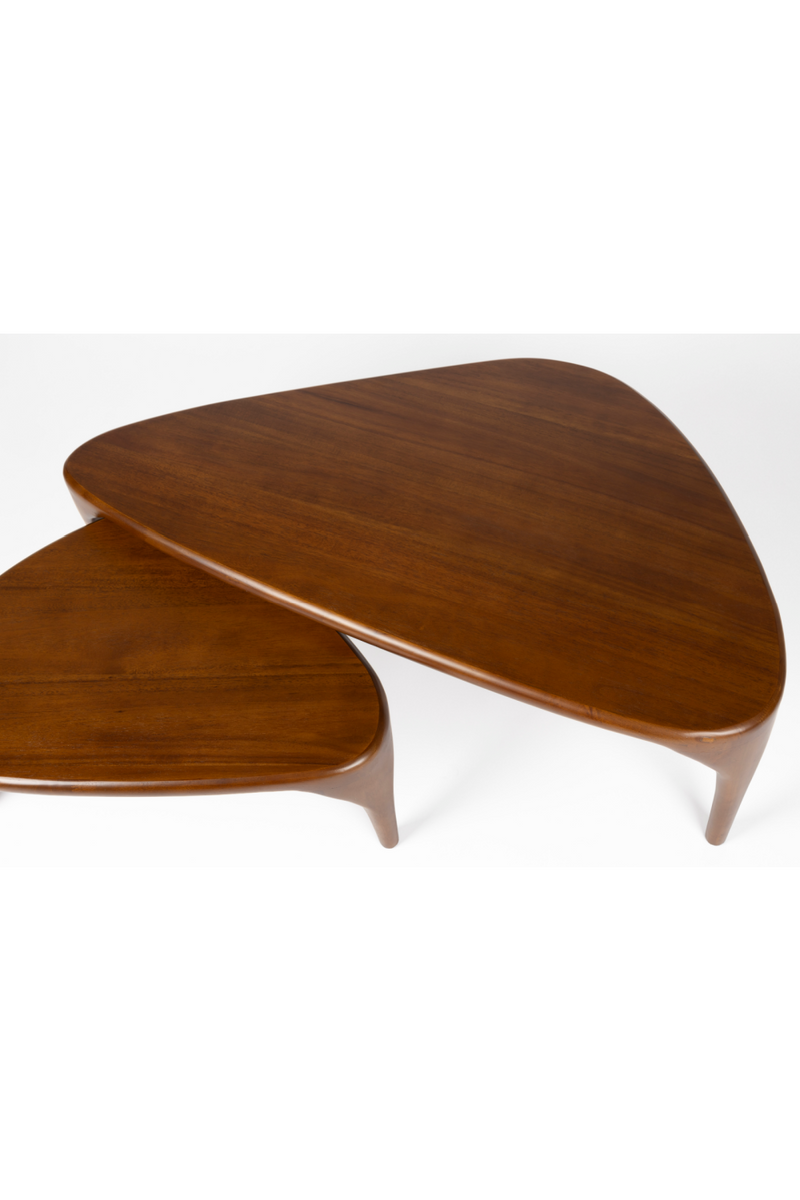 Solid Wood Nested Coffee Tables (2) | Zuiver Isla | Oroatrade.com