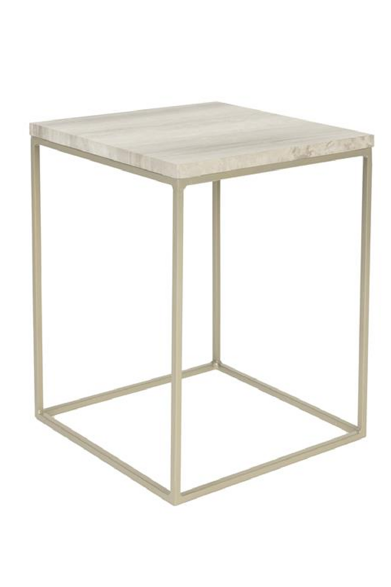 Gray Marble Side Table | Zuiver Stray | Oroatrade.com