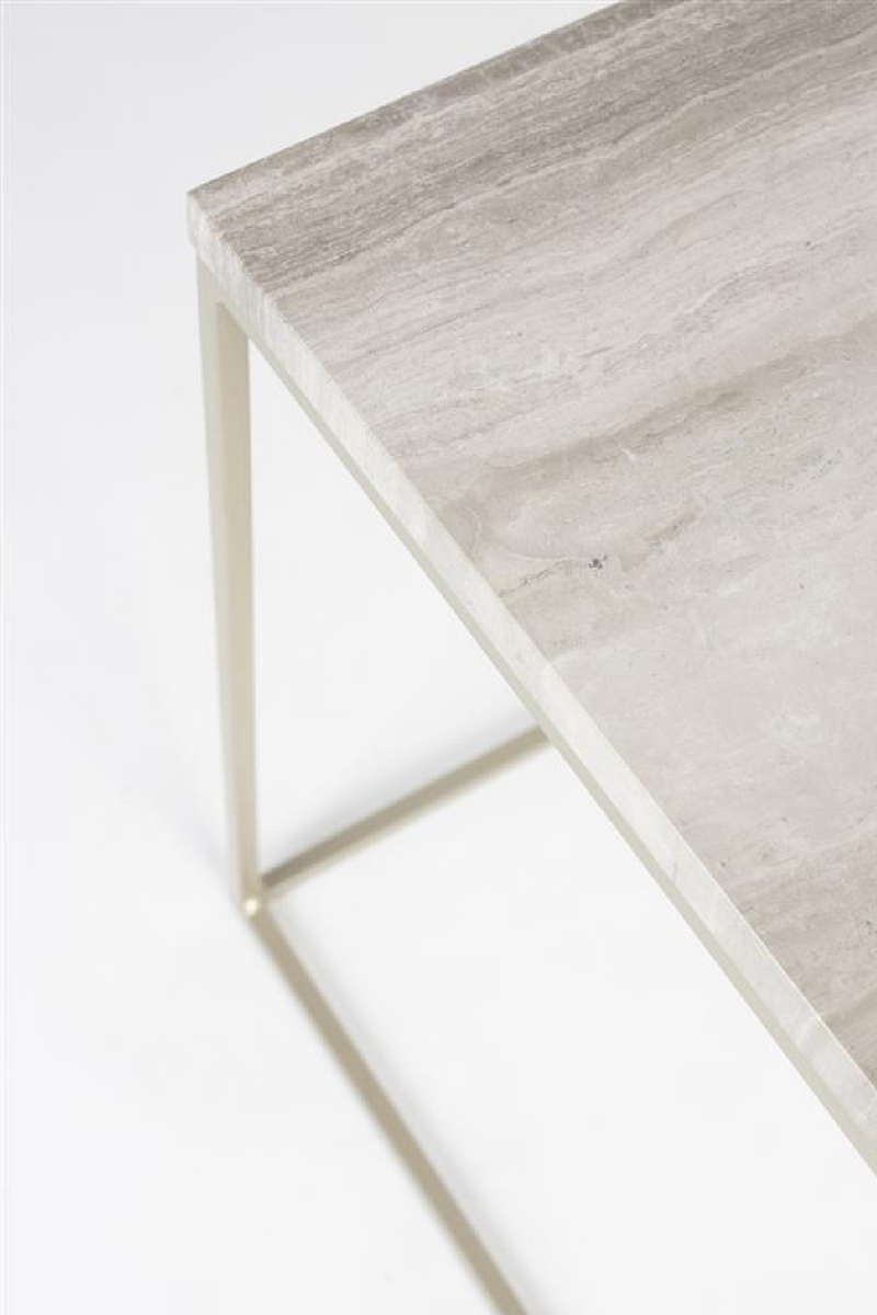 Gray Marble Side Table | Zuiver Stray | Oroatrade.com