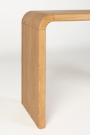 Oak Curved Console Table | Zuiver Brave | Oroatrade.com