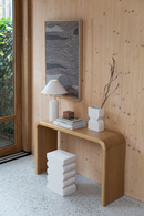 Oak Curved Console Table | Zuiver Brave | Oroatrade.com