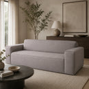Gray Upholstered 2.5-Seater Sofa | Zuiver Bor | OROA TRADE