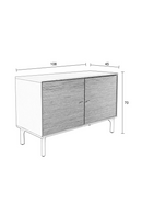Wooden 2-Door Sideboard | Zuiver Morning | Oroatrade.com