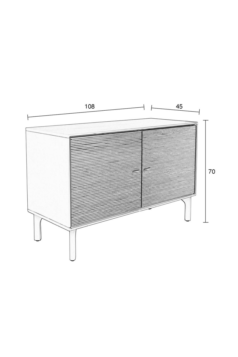 Wooden 2-Door Sideboard | Zuiver Morning | Oroatrade.com