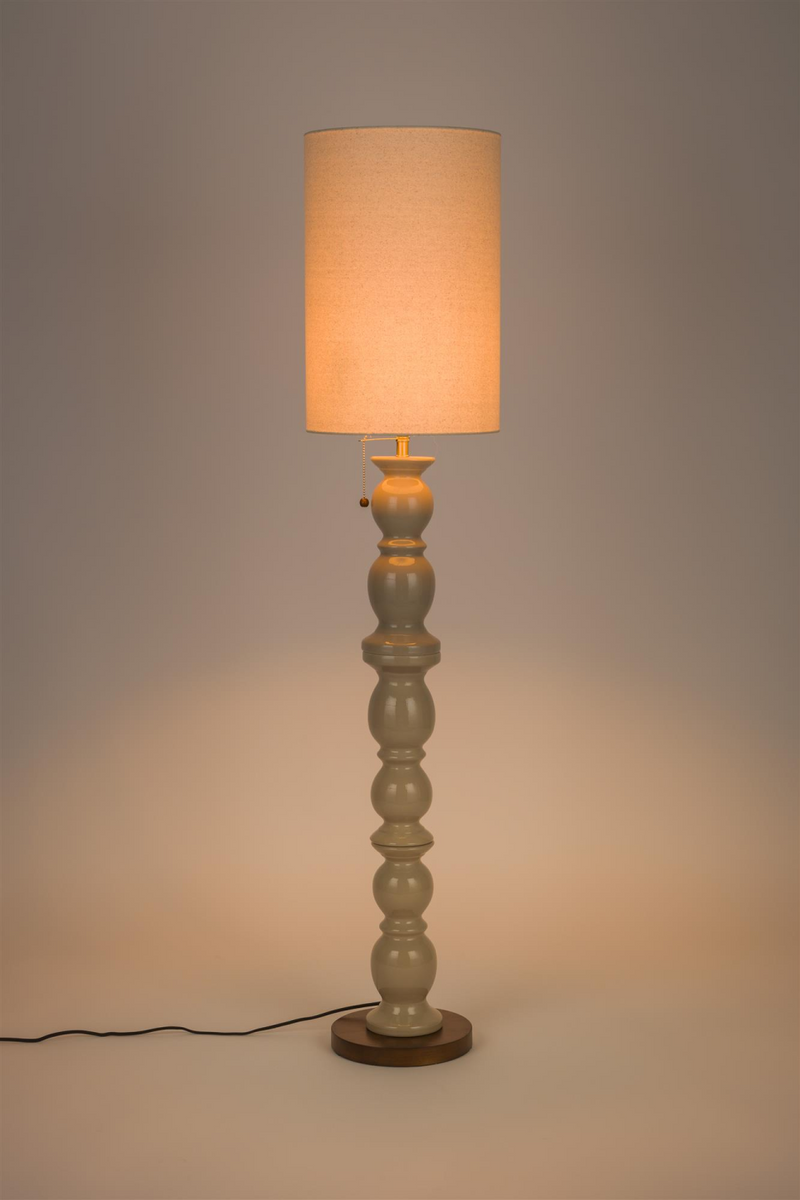 Beige Ceramic Floor Lamp | Zuiver Brew | Oroatrade.com