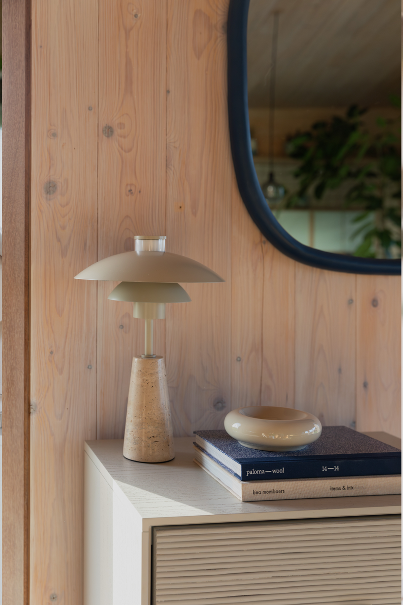 Beige Metal Table Lamp | Zuiver Cole | Oroatrade.com