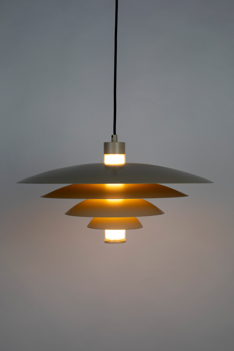 Beige Metal Pendant Lamp | Zuiver Cole | Oroatrade.com