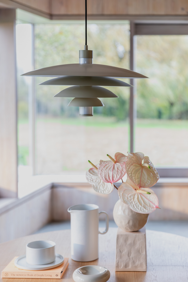 Beige Metal Pendant Lamp | Zuiver Cole | Oroatrade.com