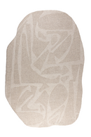 Organic-Shaped Wool Rug 5' x 7'5" | Zuiver Forms | Oroatrade.com