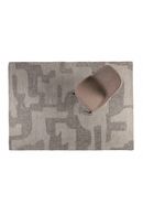 Gray Wool Patterned Rug 5' x 7'5" | Zuiver Frantic | Oroatrade.com
