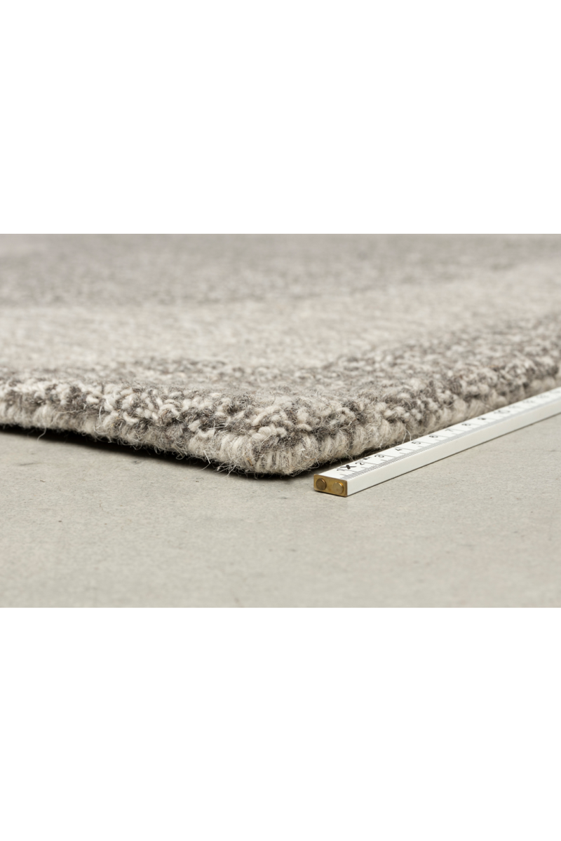 Gray Wool Patterned Rug 5' x 7'5" | Zuiver Frantic | Oroatrade.com