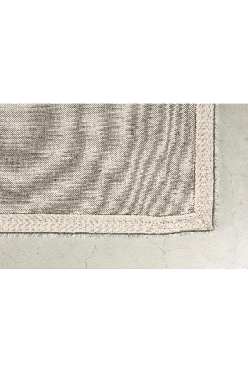 Gray Wool Patterned Rug 5' x 7'5" | Zuiver Frantic | Oroatrade.com