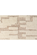 Beige Wool Patterned Carpet | Zuiver Hills | Oroatrade.com