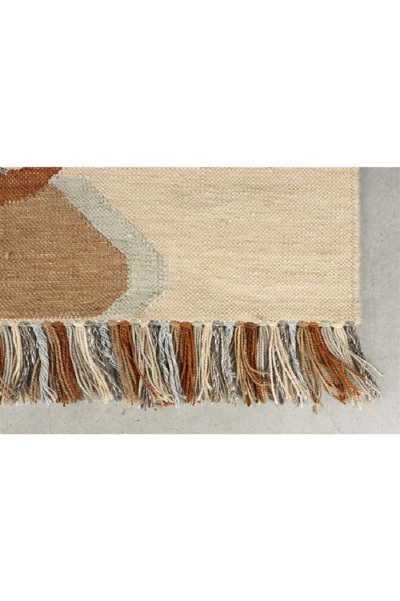 Hand-woven Fringed Carpet 5' x 8' | Zuiver Saigon | Oroatrade.com