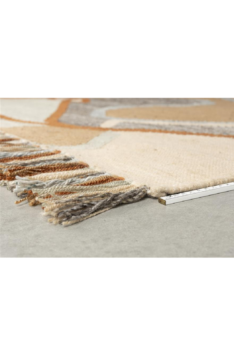 Hand-woven Fringed Carpet 5' x 8' | Zuiver Saigon | Oroatrade.com