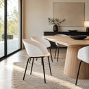 Hospitality furniture - Curved Molded Dining Armchairs (2) - www.oroatrade.com