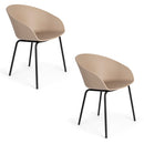 Hospitality furniture - Curved Molded Dining Armchairs (2) - www.oroatrade.com