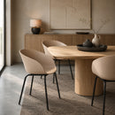 Hospitality furniture - Curved Molded Dining Armchairs (2) - www.oroatrade.com