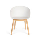 Hospitality furniture - Oak Legged Molded Dining Armchairs (2) - www.oroatrade.com