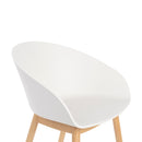 Hospitality furniture - Oak Legged Molded Dining Armchairs (2) - www.oroatrade.com