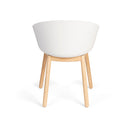Hospitality furniture - Oak Legged Molded Dining Armchairs (2) - www.oroatrade.com